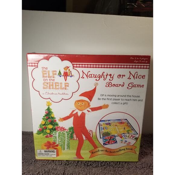 The Elf on the Shelf Naughty or Nice Board Game NEW‎ Factory Sealed - Picture 1 of 3